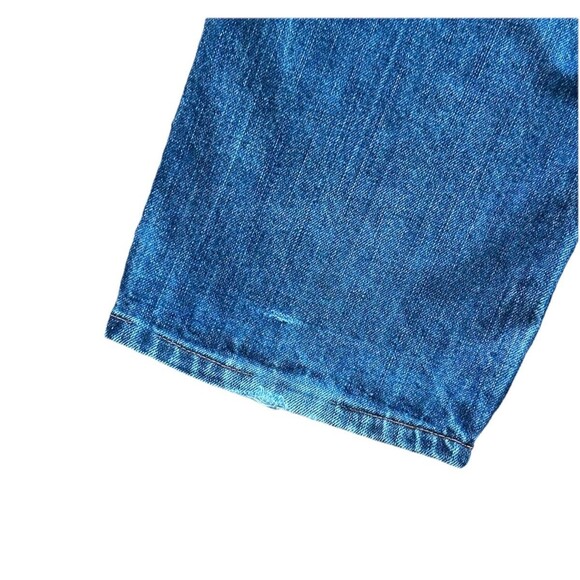 Y2K Ed Hardy Christian Audigier White Tiger Embroidered Button Fly Jeans - Picture 5 of 9